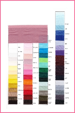 Poly Silk Fabric Swatches
