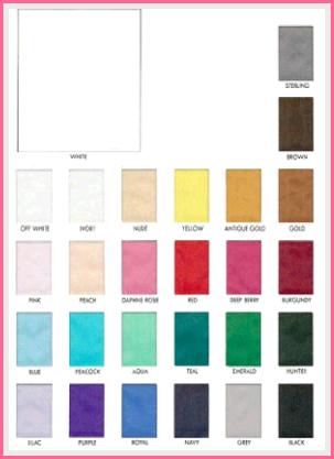 Poly Chiffon Fabric Swatches